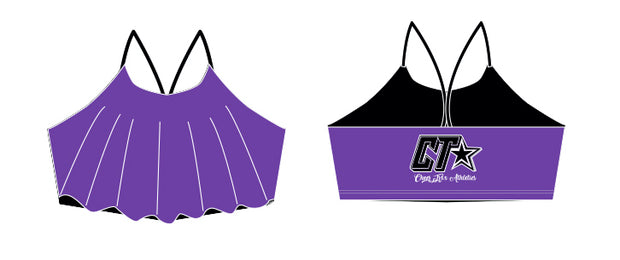 Cheer Trixx Athletics Ruffle Swim Top