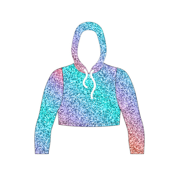 Women's Cool Vibes Crop Hoodie Tee